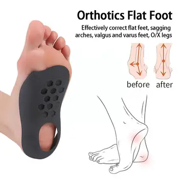 Ortopedické Silikónový Gél Vložky Zdravie Jediným Pad Pre Topánky Vložte XO-Nohy Plantárna Fasciitis Nohy Starostlivosť Vložky Krása Zdravie E1Q3