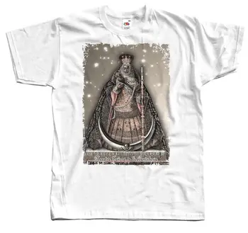 Panny, Candelaria v1 Biele pánske T-shirt La Morenita všetkých veľkostí
