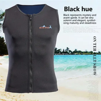 Plavky Priedušná Potápačský Oblek Bez Rukávov Neoprén Vesta Teplejšie Oblečenie