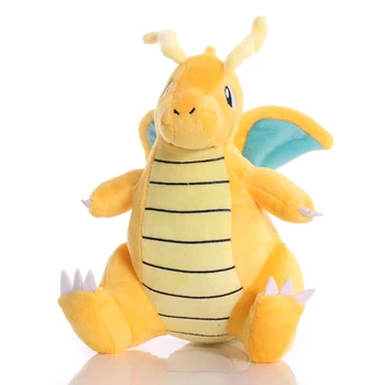 Pokemon Dragonite Plyšové Pikachu plyšáka Bábika Kawaii Izba Dekor Anime Hračky Záľuby Zbierky plushies Darček Pre Deti