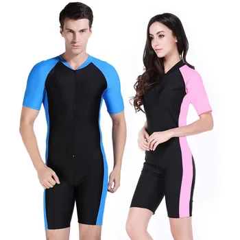 Potápačský oblek pre mužov a ženy, konzervatívny surfovanie oblek, ochrana pred slnkom, ženské plávanie oblek, jeden kus profesionálne potápanie