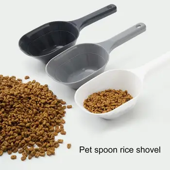 Praktické Mačky Lopatka Ploché Dno Dizajn Pet Kŕmenie Multifunkčné Minimalistický Pet Mačky Psy Lyžice