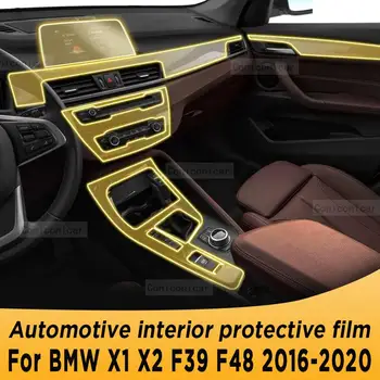 Pre BMW X1 X2 F39 F48 2016-2020 Prevodovka Panel Navigácia Automobilový priemysel Interiér Obrazovke Ochranný Film TPU Anti-Scratch Nálepky