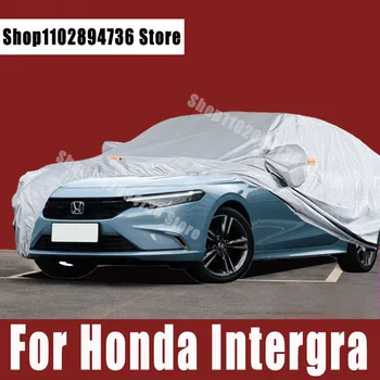 Pre Honda Intergra Full Auto Zahŕňa Vonkajšie Slnečné uv ochrany Prach, Dážď, Sneh Ochranné Auto Ochranný kryt