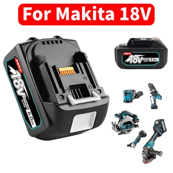 Pre Makita 18V Nástroj Nabíjateľná Batéria BL1860 B 18V Záložná Batéria pre Makita 18V BL1860 BL1840 BL1850 s DC18RF Nabíjania