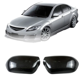 Pre Mazda 6 2003-2012 Uhlíkových Vlákien Spätné Bočné Zrkadlá Kryt Dekorácie Výbava Auto Príslušenstvo