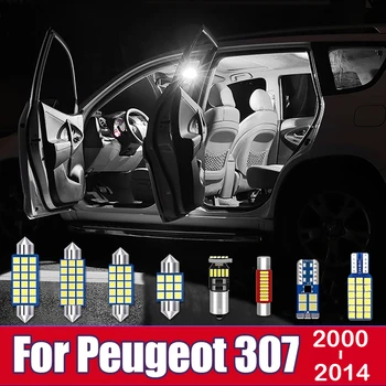 Pre Peugeot 307 SW Poklop 2000 2001 2002 2003 2004 2005 2006 2007 2008 2009 2010 2011 2012 2013 2014 Auto LED Svetlá Príslušenstvo