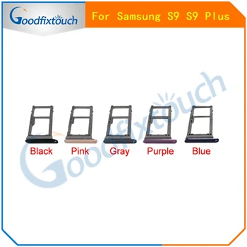 Pre Samsung Galaxy S9 G960F S9 Plus S9+ G965F Čítačkou Sim Kariet Držiak Sim Zásobník Náhradných Dielov Dual card A Jednu kartu