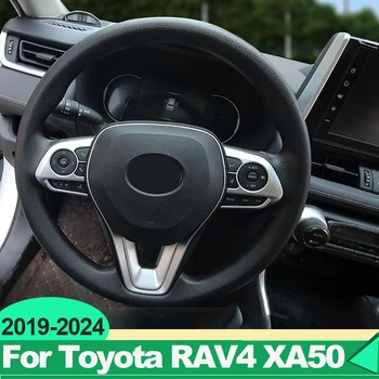 Pre Toyota RAV4 XA50 2019 2020 2021 2022 2023 2024 RAV 4 Hybrid, Auto Volant Tlačidlo Panel Kryt Výbava Nálepky Príslušenstvo