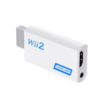 Pre Wii NA kompatibilný s HDMI Wii2 s 3,5 mm Audio Video Výstup, Automatické Upscaler Adaptér Podporu 480i pre NTSC PAL 576i 1080P
