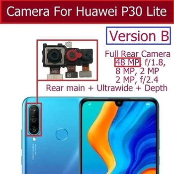 Predné, Zadné, Hlavný Fotoaparát Pre Huawei P30 Lite 24MP 48MP Malé Smerom Dopredu Späť Hlavné Veľké Modul Kamery Náhradné Diely