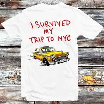 Prežil Môj Výlet Do new YORKU Obmedzené Exkluzívne Red Edition Tričko New York City Spider Tom Yellow Taxi Muž Film Kino