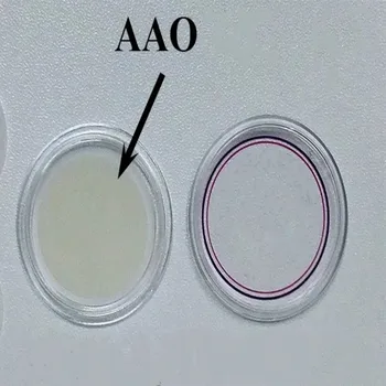 Prispôsobený pórov medzery DP450 nm dvakrát prejsť AAO AAO šablóny AAO filter membránový anorganická membrána porézne hlinitého šablóny