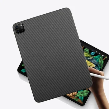 Puzdro pre Apple IPad Pro 11 Palcový 2020 2021 2022 2023 Reálne Uhlíkových Vlákien Aramid Tablet Ochranný Kryt, na Ochranu Shell Film krmivo