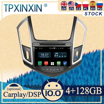 PX6 Pre Chevrolet Cruze 2012-2015 Android 10 Carplay Rádio Prehrávač Auta GPS Navigácie základnú Jednotku Auto Stereo WIFI DSP BT