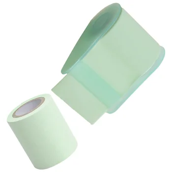 Páska Self - Úplné Lepidlo Roll Poznámky s Páskou Dávkovač pre Office Shool Domov Svetlo Zelená