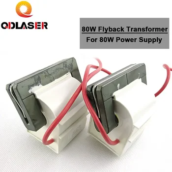 QDLASER Vysoké Napätie Flyback Transformer 80W pre CO2 80W Laser Napájanie HY-T80