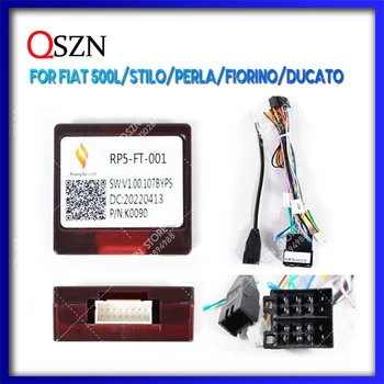 QSZN Pre FIAT 500L/STILO/PERLA/FIORINO/DUCATO Android autorádia Canbus Box Dekodér Elektroinštalácie Postroj Adaptér Napájací Kábel RP5-FT-001
