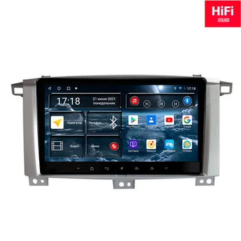 Redpower 75483 HiFi, auto radio na Toyota Land Cruiser 105 (2002-2007) Android 10.0 rádiový navigačný DSP CarPlay obrazovke