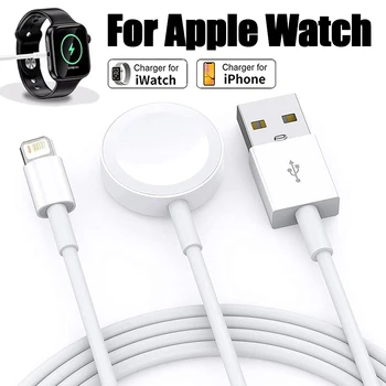 Rýchle Nabíjanie Nabíjací Kábel pre iPhone 14 13 11 12 Pro Max 2 v 1, USB Magnetické nabíjacia Stanica Pre Apple Hodinky 8 7 6 5 SE 4 3 2