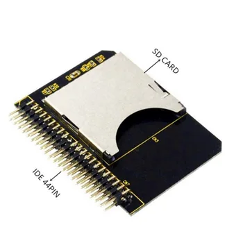 SD IDE 44 pinový Transfer Kartu Adaptér Konverzie Pre Notebooky 2.5 palcový HDD SDHC/SDXC Pamäťová Karta, Ak IDE 44pin Muž Konvertor