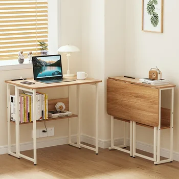 Skladací stôl, policu integrované tabuľky, študentské koľaje štúdia malá tabuľka, domáce jednoduchý skladací stôl, počítač, písací stôl