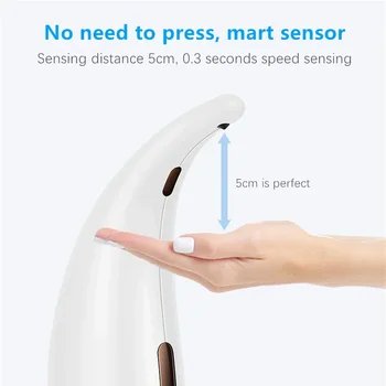 Smart Dávkovač Kúpeľňa Šampón Kuchyňa Mydlo Tekuté Infračervený Senzor s Touchless Automatické Peny