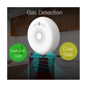 Smart ZigBee Plynu Detektor Úniku Horľavých Senzor Tuya Smart Home Security Alarm Systém Inteligentného Života Tuya App