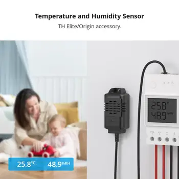 SONOFF TH Elite 16A 20A Wifi Smart Teplota A Vlhkosť Monitorovanie Prepínač THS01 Senzor DS18b20 Smart Home Prostredníctvom EWelink Alexa