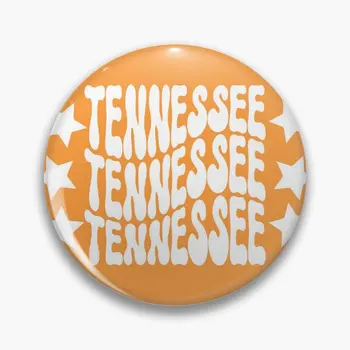 Tennessee Gameday Soft Tlačidlo Pin Ženy Kovové Brošňa Roztomilý Darček Decor Cartoon Milovník Módy Klobúk Oblečenie Odznak Golier Legrační