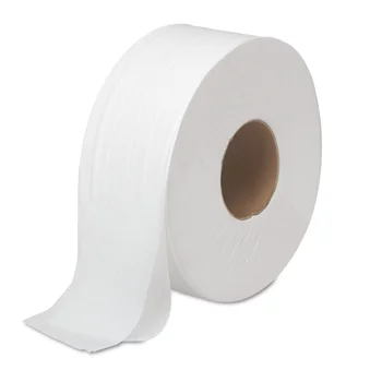 Toaletný Papier Jumbo, žúmp, Septikov, Bezpečné, 2-Vrstvové, Biele, 3.3