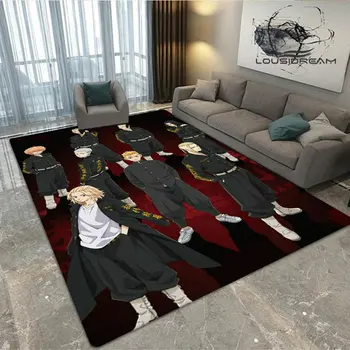 Tokio Revengers cartoon vytlačené koberec piknik koberec módnych domov dekorácie, rekvizity darček k narodeninám