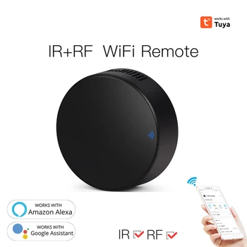 Tuya Smart RF IR Diaľkové Ovládanie WiFi Smart Home Infračervený ovládač pre klimatizáciu VŠETKY TV TV Podporu Alexa Domov