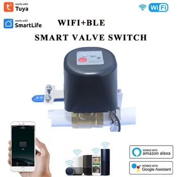 Tuya Smart WiFi Vody Plynový Ventil Regulátor Kompatibilný so Alexa Domov Vypnúť