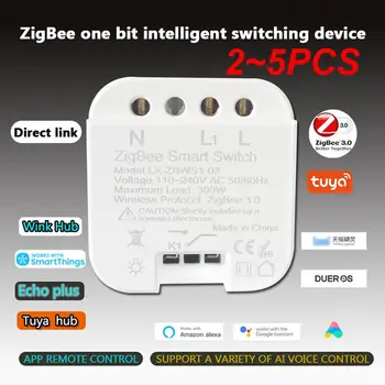 Tuya ZigBee 3.0 Smart Switch Relé Modul 1 Gang, Diaľkové ovládanie práce s Alexa Domov