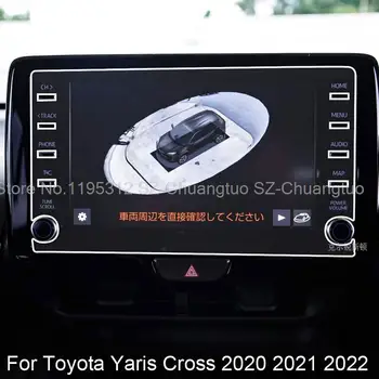 Tvrdené Sklo Obrazovky Chrániť Film Pre Toyota Yaris Kríž 2020 2021 2022 8 Palcový Auto infotainment GPS Navigačný Displej Nálepky