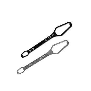 Univerzálny Torx Kľúč 3-17 mm 5 mm Hrúbky Samostatne Nastaviteľný Uťahovací Kľúč Rada Dvojité Hlavice Torx Kľúč Ručné Náradie