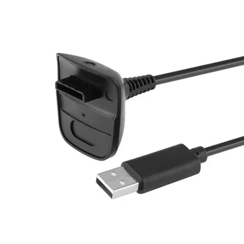 USB Nabíjací Kábel Drôt Nahradenie Tlačítkový Ovládač Nabíjačka Pre Xbox 360 Bezdrôtový Herný ovládač