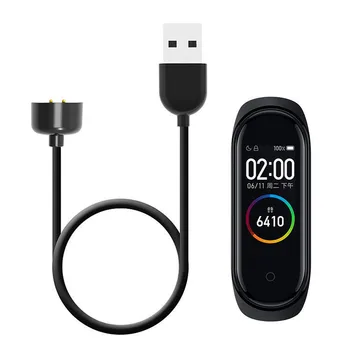 USB Nabíjačka, Dátový Kábel Vhodný Pre Xiao Mi Band 6 / Mi Pásmo 5 5/6-Čierny Náramok Rýchle Nabíjanie Kábel Smart Príslušenstvo