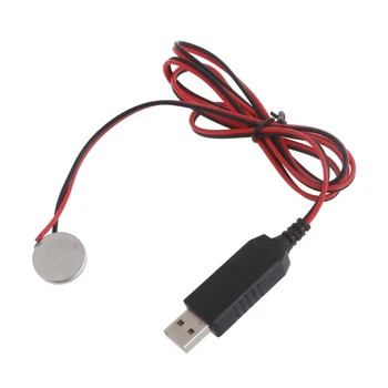 USB Napájací Kábel Spoľahlivý Zdroj Energie pre Hodinky, autíčko na Diaľkové Ovládanie Kalkulačka Nahradiť CR2032 3V