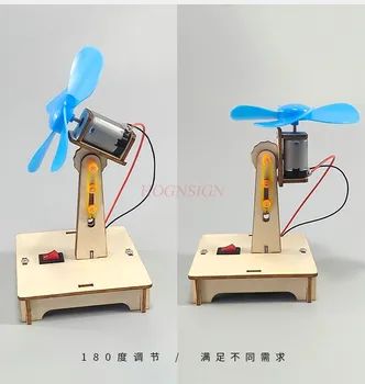 Veda malých výrobných malý vynález motorových nastaviteľné ventilátor študentov základných škôl hračky pokročilé technológie experiment