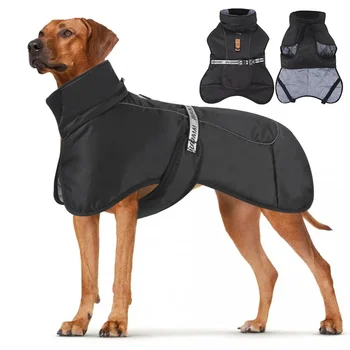Veľký Pes Bunda, Vetru, Zime Teplé Oblečenie pre psy, pre Stredne Veľké Psy Labrador Kabát Zlatý Retriever Kostým Pitbull Oblečenie