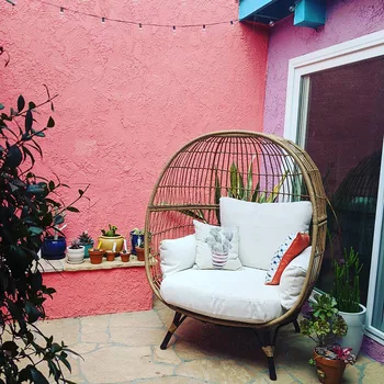 Voľný čas, outdoor ratan stoličky balkón balkón, bar, kaviareň Vtáčie Hniezdo gauč jednoduché a kreatívne kombinácie nábytku