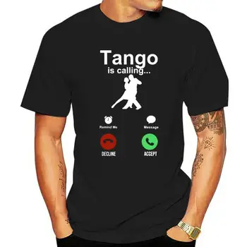 Vtipné Tango Tanečný Volá T Košele Grafické Bavlna Streetwear Krátky Rukáv O-Krku Harajuku T-shirt Pánske Oblečenie