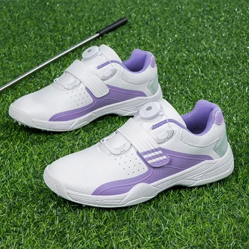 Vysoká Kvalita Gombík dámske Golf Topánky, Módne Fialové Vonkajšie Bežné Športové Topánky Žena Profesionálne Golfové Dodávky Ženy Tenisky
