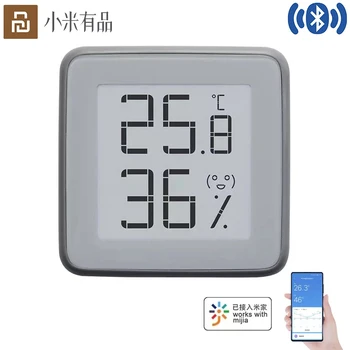 Xiao Youpin Mijia Bluetooth Teplomer Vlhkomer E-Ink Displej, BT2.0 Smart Teploty Vlhkosti Snímač Pracuje Pre Mijia App
