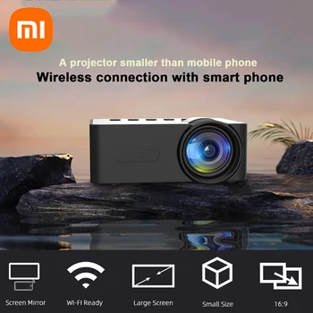 Xiao YT100 Mini Android, Wifi, Smart Prenosné Vonkajšie Projektor Plný HD1080P Office Home Theater Film Bezdrôtový Rovnakej Obrazovke