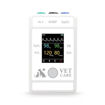 YSPM510V prenosné veterinárnej multi-parameter pulz oximete klinické Pet zvierat ovp 