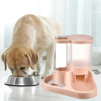 Zdravá Strava Pet Feeder Hygienické Pet Feeder 2-v-1 Pet Feeder Zásobník Vody Kapacita Transparentný Dizajn, Ideálny pre Mačky a Psy