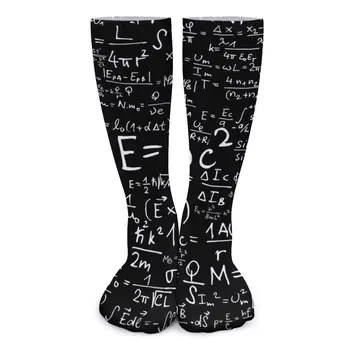 Zábavná Matematika Ponožky Jeseň Fyziky Rovnice Pančuchy Kawaii Dievčatá, Kvalitné Ponožky Grafické Bežecké Športy, Anti-Slip Ponožky